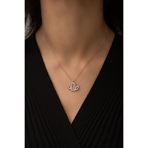 Kaktüs Kolye Nano Zikon Taşlı Rose Gold Kaplama 925 Ayar Gümüş Kolye
