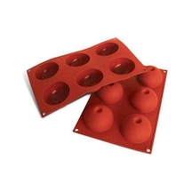 Silikomart Sf086 Semisfera Con Buco Kek Kalıbı