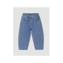 Lc Waikiki Alıta Cıty Farkıyla Lcw Kids İndigo Beli Lastikli Kız Çocuk Balon Jean Pantolon İndigo - 928305609 İndigo