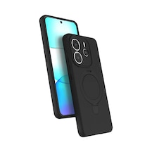Xiaomi Redmi Note 14 4g Regal Magsafe Standlı Kapak - Siyah 0.2M-Çok Renkli