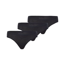Blackspade 3'lü Paket İz Yapmayan Kadın Slip Külot Siyah