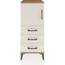 Hyperion Komodin 2 Raflı 3 Çekmeceli Tek Kapaklı 44x44x106 Çam-aytaşı Atlas Çam