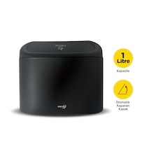 Space24 Spk27 Araç İçi Çöp Kovası 1 Litre Siyah