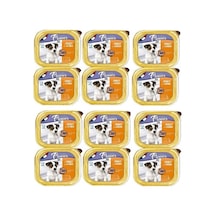 Plaisir Pate Ezme 12 Adet Tavuklu Yavru Köpek Konserve Maması 150 Gr Puppy