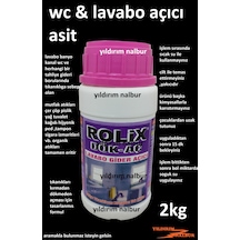 Tuvalet Açma Lavabo Aç 2kilo Tıkanık Açma Asit 2kg Yakıcı Sıvı Gi