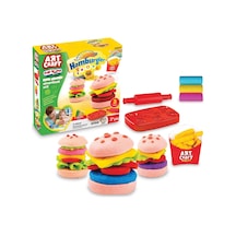 Hamburger Oyun Hamur Seti 150 Gr. - Oyun Hamuru Seti - Hamur Setleri - Hamur Kalıpları Renkli
