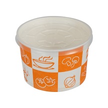 Packanya Kapaklı Çorba Kasesi 16 Oz 250 Adet