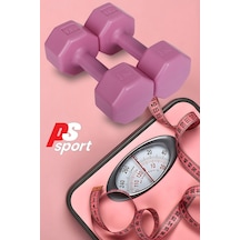Psspor 2 Adet 3kg Pembe Renk Dambıl Seti 2 Adet 3kg Gönderim Yapılmaktadır