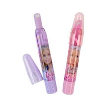 Bakgelal Lisanslı Barbie Kalp Uçlu Çevirmeli Kalem Silgi Kapaklı Okul Kırtasiye Ürünü - 9047731204780