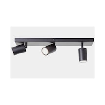 Spor Led Spot Led Avize Günışığı Ampullü Hareketli Giyinme Odası Siyah