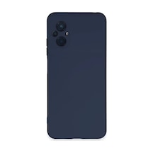 Xiaomi Poco M5 Uyumlu Kılıf Nano İçi Kadife Silikon - Lacivert