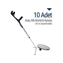 İleri Trafik Araç Altı Arama Aynası 30 CM Ayarlanabilir 10 Adet