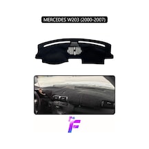 Mercedes W203 2000-2007 Uyumlu Torpido Örtüsü Yansıma Önleyici Kolay Montaj Tam Koruma H24