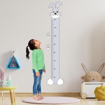 Tavşan Şeklinde Boy Ölçüm Cetveli - Bebek Ve Çocuk Odası İçin &