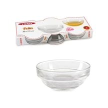 Vidrex Pelin Mini Cam Bal Kasesi 6'lı Kase 6 CM