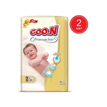 Goon Premium Soft Bebek Bezi 2 Numara 2 x 58 Adet 2'li