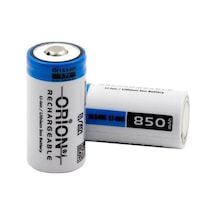 Orion 16340 3.7v 850 Mah Pil Cr123a Lityum Şarjlı Pil
