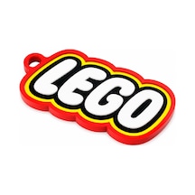 Lego Yazılı Anahtarlık Sert Plastik Oyuncak Temalı Anahtarlık Aksesuar