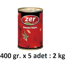 Zer Gaziantep Domates Salçası 5 x 400 G