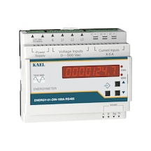Kael Energy-01-Dın-100A - Rs485 Enerji Ve Güç Ölçer