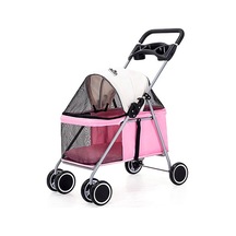 Royalist Dtc-807 Katlanabilir Kedi Köpek Arabası Pembe 80x50x103 Cm 294-57007.04