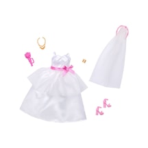 Hwv76 Barbie + Ken Fashion - Gelin Aksesuarları Bebekler Ürüne Dahil Değildir.