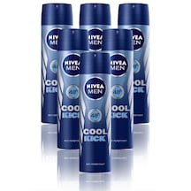 Nivea Cool Kick 48H Erkek Sprey Deodorant 6 x 150 ML