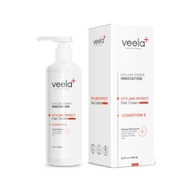 Veela Zor Şekillenen Saçlar İçin Durulanmayan Şekillendirici Saç Kremi 500 Ml