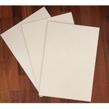 Mobilreyon 20 Adet Beyaz Duralit Mdf, Tek Tarafı Beyaz Boyalı, 3 Mm Kalınlık, A4 Ebatında