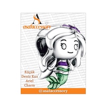 Ariel Charm Prenses Asafaccessory Gümüş
