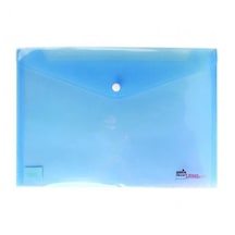 Umix Çıtçıtlı Şeffaf Zarf Dosya Mavi Eco 12 Li Paket