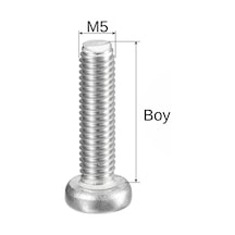 M8x100mm Ysb Vida Dın7985 Yıldız Silindir Başlı Civata 10 Adet Diğer