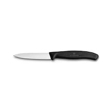 Victorinox Mutfak Swissclassic 8cm Soyma Bıçağı Siyah