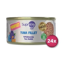 Supreme Cat Purrfect Tiftiklenmiş Ton Balıklı Yetişkin Kedi Konservesi 70 Gr X 24 Adet