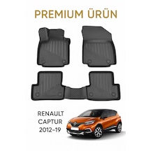 Renault Captur 2012-2019+uyumlu 3d Oto Paspas Premium
