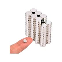 Dünya Magnet 20 Adet - Yuvarlak Neodyum Mıknatıs, 5x2 Mm, Güçlü Magnet, N35 Kalite