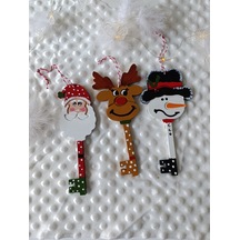 Geyik Anahtar Tılsım Noel Süslemeleri Noel Ağacı Asma Geyik Akses