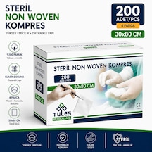 Tules Steril Non Woven Kompres 30 80 Cm 200 Adet