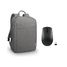 Lenovo 400 Kablosuz Mouse Gy50r91293 + Gx40q17227 15.6" B210 Notebook Sırt Çantası Gri Gri