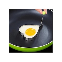 Metal Omlet Krep Kalıbı Gri