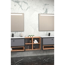 Espero 225 Cm Beyaz Lavabolu Banyo Dolabi (Boy Dolap Hariç) Çok Renkli