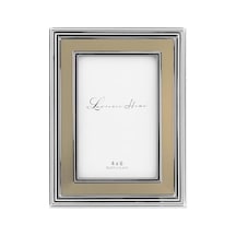 10cm By 15cm - 10cm By 15cm Silver Plated Metal Picture Brushed Gold Inner Panel