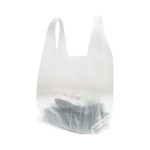 Tedar Şeffaf Atlet Poşet Küçük Boy 24x43 Cm 1 Paket Takriben 300 Adet Najmaddin