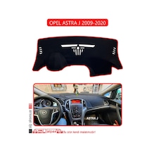 Opel Astra J 2009-2020 Torpido Koruma Halısı Kırmızı Kenar