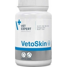 Vet Expert Vetoskin 90 Kapsül Kedi & Köpek Tüy Ve Deri Vitamini Twist-off