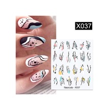 Su Transferli Nail Art Sticker X037 49831-37