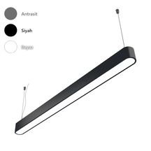 Oval Linear Modern Led Sarkıt Avize Armatür (Lineer)