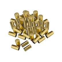 Suntek 100x Şarap Şişesi Isı Büzüşmeli Kapaklar 30mm Conta Altın