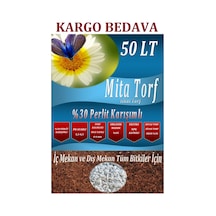 Perlitli Torf. 50 L Saksı Toprağı. Tohum Fide Toprağı