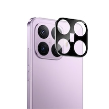 Microcase Xiaomi 17t 5g İle Uyumlu Kamera Lens Koruma Halkası - Kapalı Tasarım -siyah Al3401
